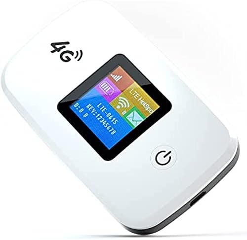 4G Mobile WiFi рутер, WiFi Mobile Hotspot Отклучен безжичен интернет рутер 2400mAh со слот за SIM картички за поддршка за патувања
