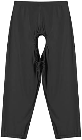 Daенруи жени масло од свила сјајни кратки хеланки шупливи од високо половината јога велосипедисти панталони панталони тренинзи