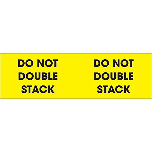 Етикети/налепници „Не двојно оџак“, 3 x 10, флуоресцентно жолто, 500 етикети по ролна