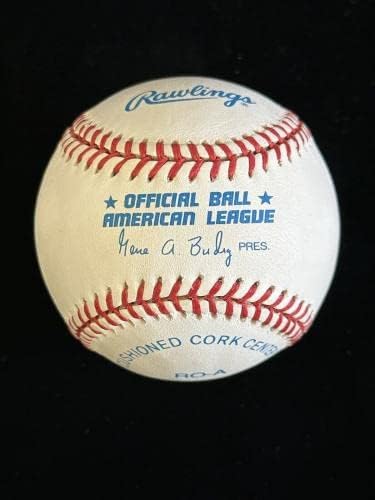 Officialи Петит ЊУЈОРК Јенкис ГРОЗДОБЕР ПОТПИША Официјален Ал Будиг Бејзбол со Холограм-Автограм Бејзбол