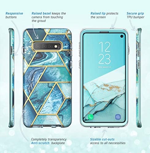 i-Blason Cosmo Серија Наменета За Samsung Galaxy S10 Случај, Стилски Полно Тело Заштитни Браник Случај Без Вграден Заштитник