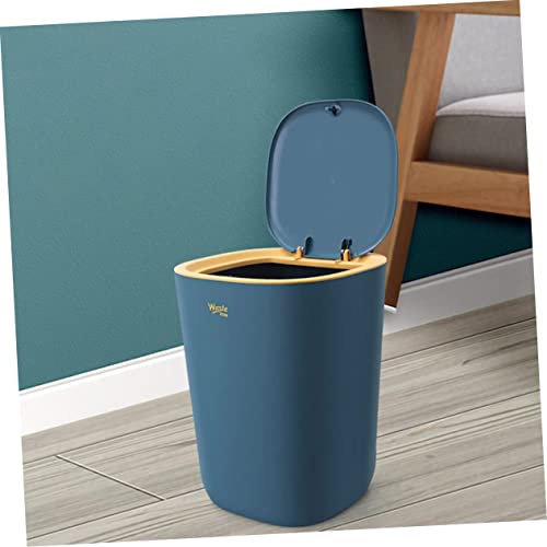 Angoily Flip Trash Can Cander со контејнери за капаци на капакот биро за отпадоци од кујнски отпадоци отпадоци за отпадоци од
