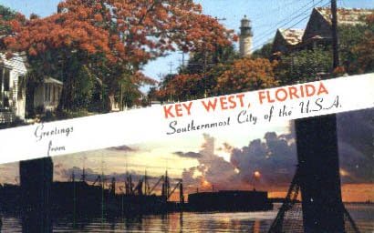 Key West, разгледница во Флорида