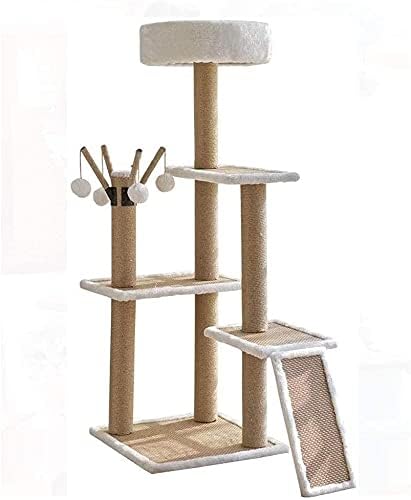 Haieshop мачка дрво кула мачка дрво кондо гребење на пунктови кадифен кондо плејхаус со висини играчки мачки центар за активност