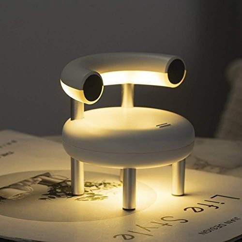 Креативно ноќно светло, предводена ламба во стил на стол, USB, ноќен ламба за деца за деца, спална соба во кревет, 1 персонални компјутери