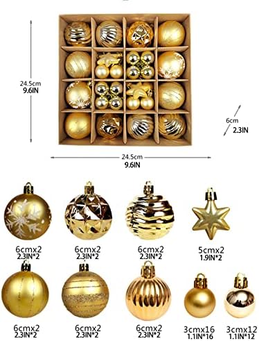 42CT мини уништување на божиќни топки украси, мали расипувачки божиќни божици за Божиќна елка, виси топка за декорација на венчаници