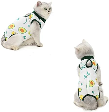 Обнова на мачки од Yealay одговара на памук за дишење, професионална облека за обновување на мачки абдоминални рани/заболувања