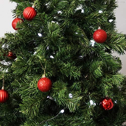 Sunnydaze 25 -броеви 60мм распрскувани божиќни украси со топка со куки вклучени - убави украси на дрвјата за бомби поставени