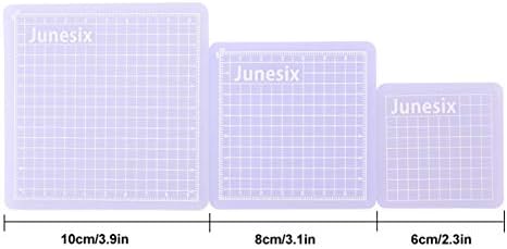 Заздравувачки душеци за сечење табла 3 парчиња сечење на проucирна скулптура за сечење додатоци за замена за 6x6cm/8x8cm/10x10cm