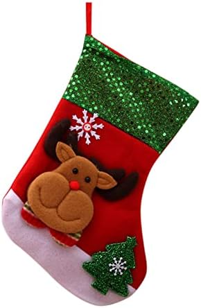 Чорапи Божиќни мини Божиќни чорапи за чорапи Подарок Мал Божиќни бонбони торби зимски чорапи за жени