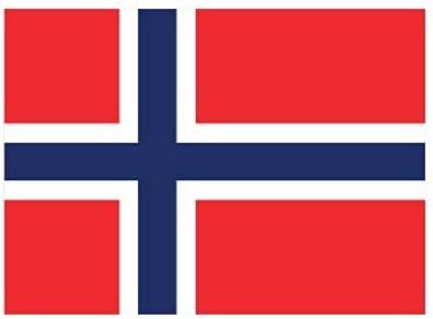 Норвешкото налепница на налепница за налепница винил направен во САД