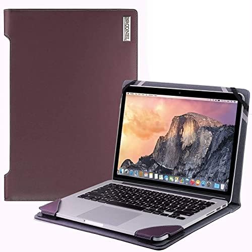 Брунел-Профил Серија - Виолетова Кожа Лаптоп Случај Компатибилен СО HP EliteBook 745 G6 14 FHD Лаптоп