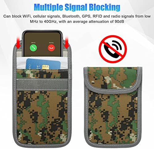 РФИД сигнал блокирање на мобилниот телефон Фарадеј торба за заштита