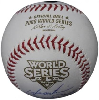 2009 Тимот На Њујорк Јенкис Ја Потпиша Светската Серија Бејзбол 9 Сигс Штајнер 33942-Бејзбол Со Автограм