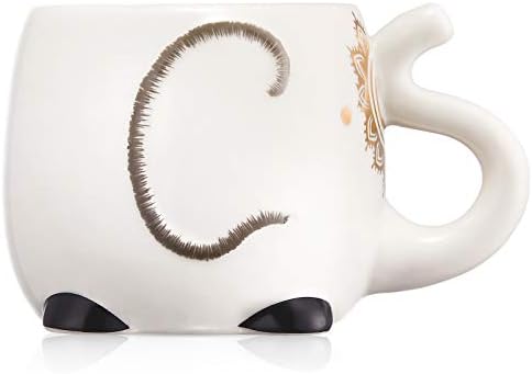 Слон Кригла 16 МЛ Керамички 3Д Симпатична Животинска Форма Кафе Кригла Новина Забава Чај Чаша Со Рачка