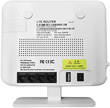 KuWFi 4G LTE Router with SIM Card Slot Unlocked Wireless 4G Router WiFi Hotspot Support LTE FDD B2/B4/B5/B12/B13/B17/B18/B25/B26