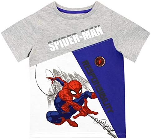 Marvel Boys Spiderman маица и шорцеви