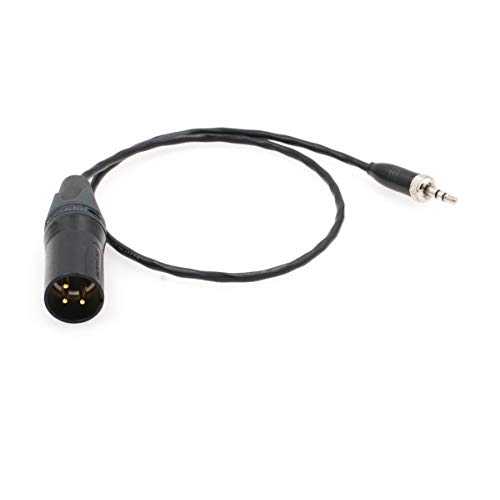 SZRMCC заклучување на 3,5 mm TRS приклучок на XLR 3 Pin Машки микрофон кабел за безжичен предавател на Sony UWP-D серија