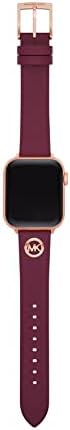 Мајкл Корс заменлив опсег за часовници компатибилен со вашиот 38мм/40мм/41мм Apple Watch- кожа или силиконски ленти за Apple