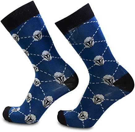 Војна на Starвездите Мандалорискиот Боба Фет глава Аргиле машки 2 пакувања чорапи