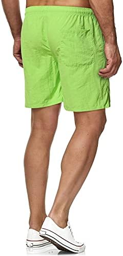 Обични лабави шорцеви на плажа за мажи летни кул шорцеви облека за спортска облека што работи со велосипедски шорцеви