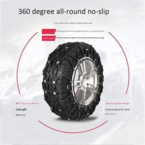 FSCZ автомобил гума гума од гума за абење против лизгање на ланец SUV Универзален автомобил Снежен синџир на снег отпорен на