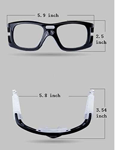 TPOFHS Sport Casketball Goggle, Anti Fog Dribbling Racketball хокеј хокеј голф заштитна очила за очила за очила за возрасни