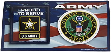 MWS Army Army Star Amblem USA Воен двојна магнет