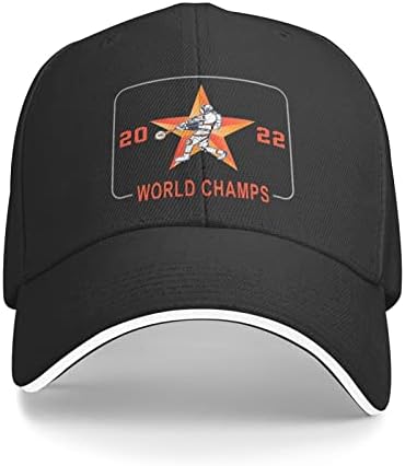 2022 Бејзбол Светски Шампиони Хјустон Простор Бејзбол Капа Лого Печатени Прилагодливи Капа Мрежа Капа За Мажи Жени
