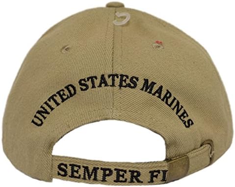Американската Морнарица УСМЦ Семпер Фи Лого Орел Везена Капа Капа Беж