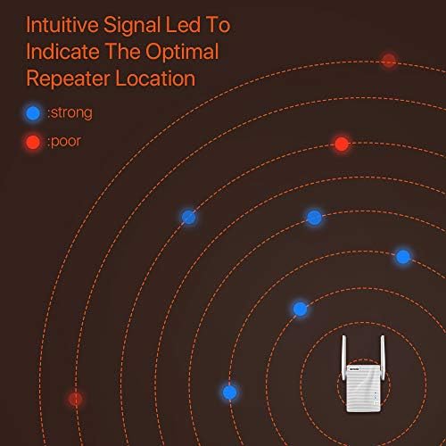 TENDA A301 300MBPS WiFi Range Extender Signal Booster Repeaster, со интелигентен индикатор за сигнал 2 Антена Додадете покриеност