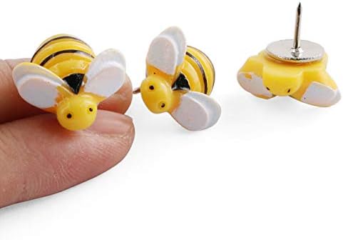Декоративни со 15-пакувања Декоративни симпатични пчели со форма на палецот на палецот на палецот на палецот, палците, палците