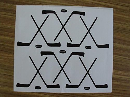 36 парчиња/поставени хокејски крстовички стапчиња Винил wallид Деклас за детска соба Момче за налепници за спална соба бебе