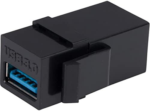 Точка на купувачот USB 3.0 Keystone Jackек вметнува женски до женски адаптери спојници Вметнете приклучок за приклучок за приклучок