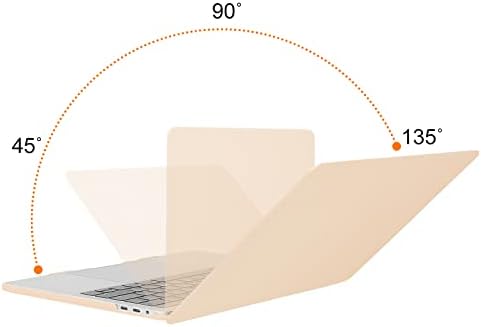 Mosiso компатибилен со MacBook Pro 13 Inch Case M2 2023, 2022, 2021- M1, Faux Suede Leather Laptop Laptop Sneove со мала
