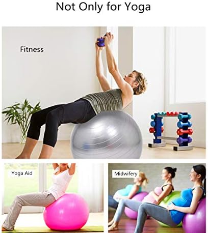 Задебелување Вкупно Тело Рамнотежа Топката Комплет-Вклучува Анти-Рафал Стабилност Вежба Јога Топка, Тренингот Програма