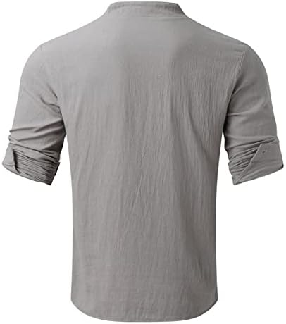 2022 Нови кошули за мажи мажи кошула јака памучна постелнина за печатење мода на врвот маичка со долг ракав Технолошка кошула