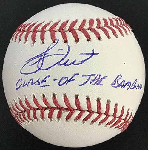 Баки Дент потпиша бејзбол NYујорк, Јанкис, проклетство на „Бамбино автограм ЈСА“ - автограмирани бејзбол