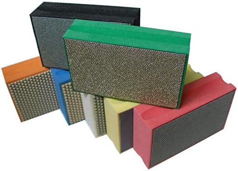 Дијамант камен гранит мермер керамички бетонски стаклени рачни рачни подложни 15 парчиња абразивно расчистување на дискот Понудат