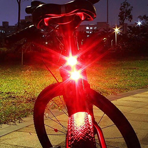 Zerlibeaful lamp 2 Возмашен велосипед заден велосипед LED велосипед светло за задната опашка трепкање на црвена светлина за