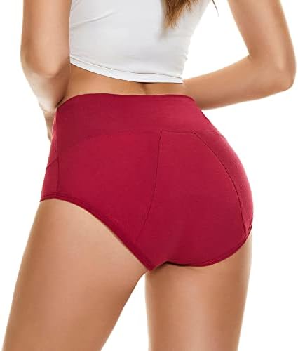 YoungC гаќи за жени плус големина секси со висока половината што протекува долна облека за жени плус големина женски гаќички