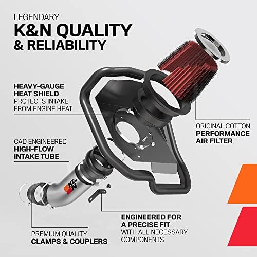 K&засилувач;N Комплет За Довод На Ладен Воздух: Зголемување На Забрзувањето &засилувач; Режење На Моторот, Гарантирано Зголемување