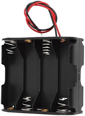 Aexit Два Слоја Батерии, Полначи &засилувач; Додатоци 8 x 1.5 V V Батерии Држач За Батерии Кутија w Жица Полначи За Батерии
