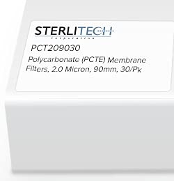 PCT209030-sterlitech 90mm, 2.0 Микрон Поликарбонат Мембрана Филтри-Пакет од 30 Филтри