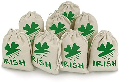 Детелина Ирски Врвки За Складирање Торбички За Бонбони Торбички За Подароци За Повеќекратна Употреба Преклоплив И Компактен
