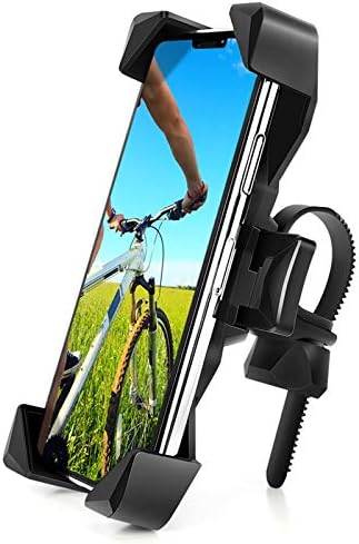 Аонки со еден допир за издавање велосипед телефон, 360 ° држач за ротирање на мобилниот телефон за рачка за велосипед/стебло,