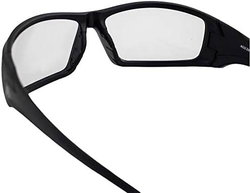 Алфа Омега 2 очила за сонце од моторцикли Спортски очила за возење безбедносни очила Z87.1 За мажи или жени 2 пара црна рамка