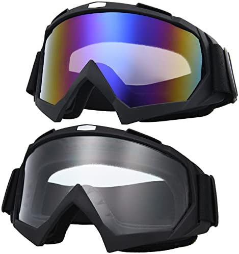 Очила за моторцикли со мотоцикли од Broyeur 2, очила за нечистотија, очила за возење/АТВ/скијање за движење ， за возрасни мажи