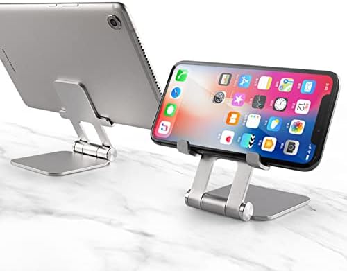 Преклоплив телефон и таблет за прилагодување на алуминиумски држач за преносни држачи за биро за преклопување на метална база