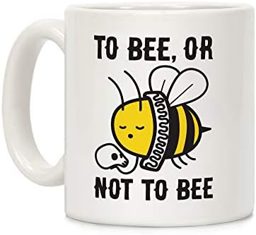 Пчела, Или Не Пчела Шекспир Пчела Бела 11 Унца Керамичка Кригла За Кафе